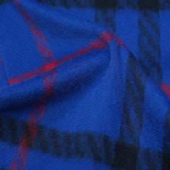 Cashmere Large Check Vintage Pre-Loved Scarf