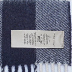 Cashmere Large Check Vintage Pre-Loved Scarf