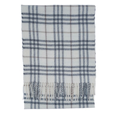 Lambswool Plaid Print Vintage Pre-Loved Scarf