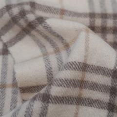 Lambswool Plaid Print Vintage Pre-Loved Scarf