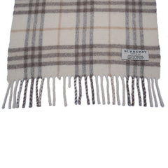 Lambswool Plaid Print Vintage Pre-Loved Scarf