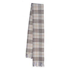 Lambswool Plaid Print Vintage Pre-Loved Scarf