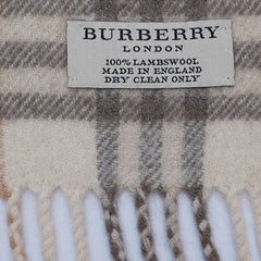 Lambswool Plaid Print Vintage Pre-Loved Scarf