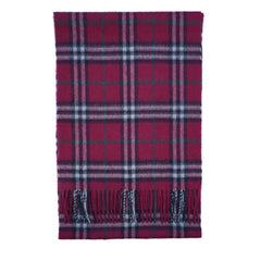 Cashmere Plaid Print Vintage Pre-Loved Scarf