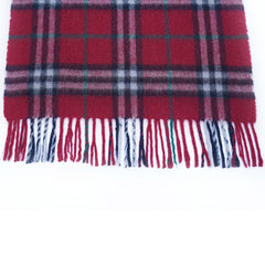 Cashmere Plaid Print Vintage Pre-Loved Scarf