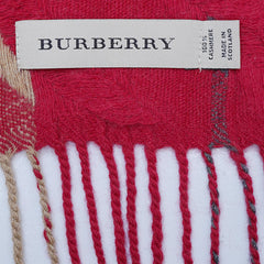 Cashmere Plaid Print Vintage Pre-Loved Scarf