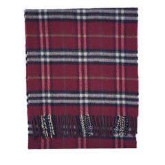 Cashmere Plaid Print Vintage Pre-Loved Scarf