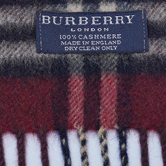 Cashmere Plaid Print Vintage Pre-Loved Scarf