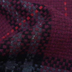 Merino Blend Plaid Print Vintage Pre-Loved Scarf