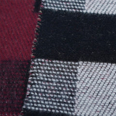 Wool Blend Plaid Print Vintage Pre-Loved Scarf