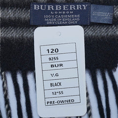 Cashmere Plaid Print Vintage Pre-Loved Scarf