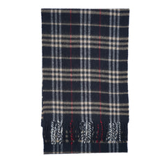 Lambswool Plaid Print Vintage Pre-Loved Scarf