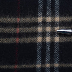 Lambswool Plaid Print Vintage Pre-Loved Scarf