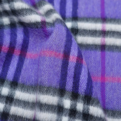 Cashmere Plaid Print Vintage Pre-Loved Scarf