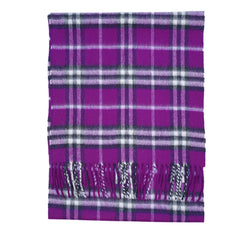 Cashmere Plaid Print Vintage Pre-Loved Scarf