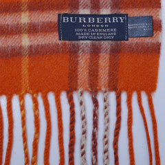 Cashmere Plaid Print Vintage Pre-Loved Scarf